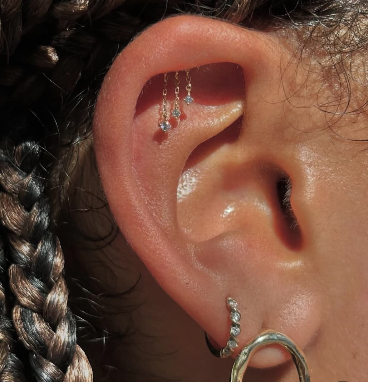 Piercing work by Alaina