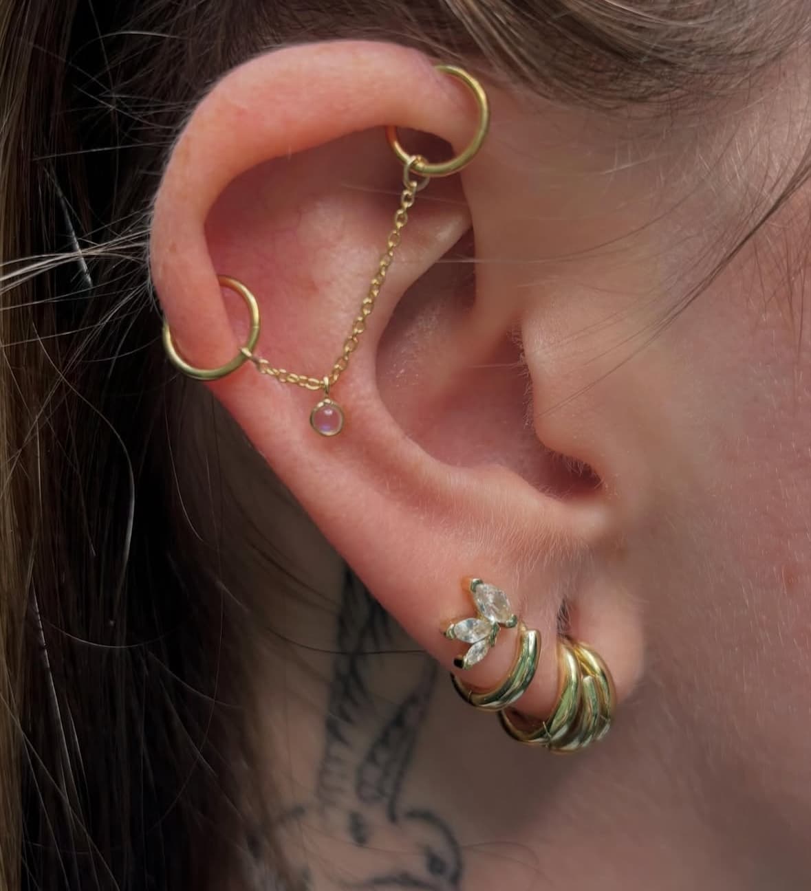 Piercing work by Alaina