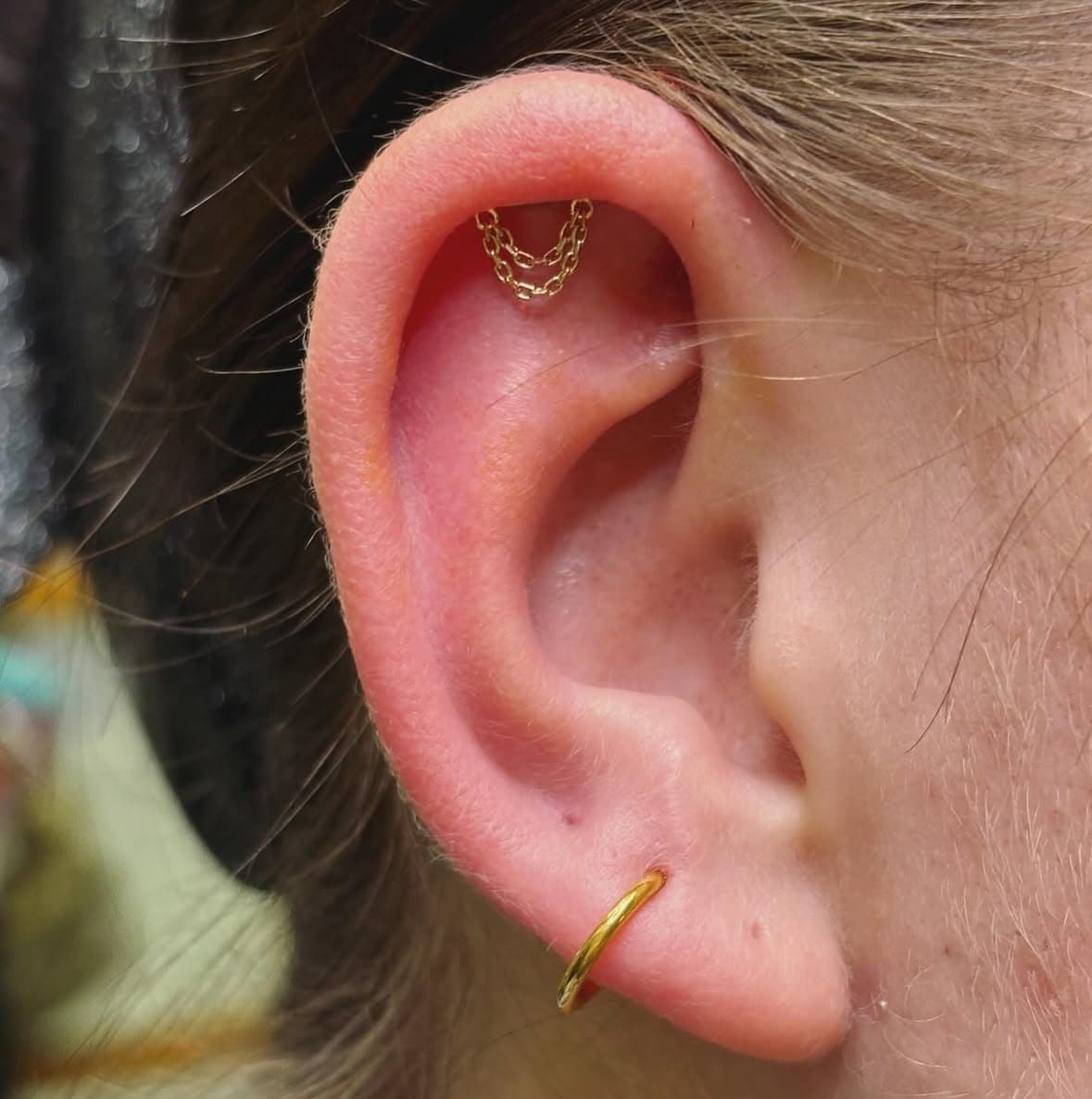 Piercing work by Alaina